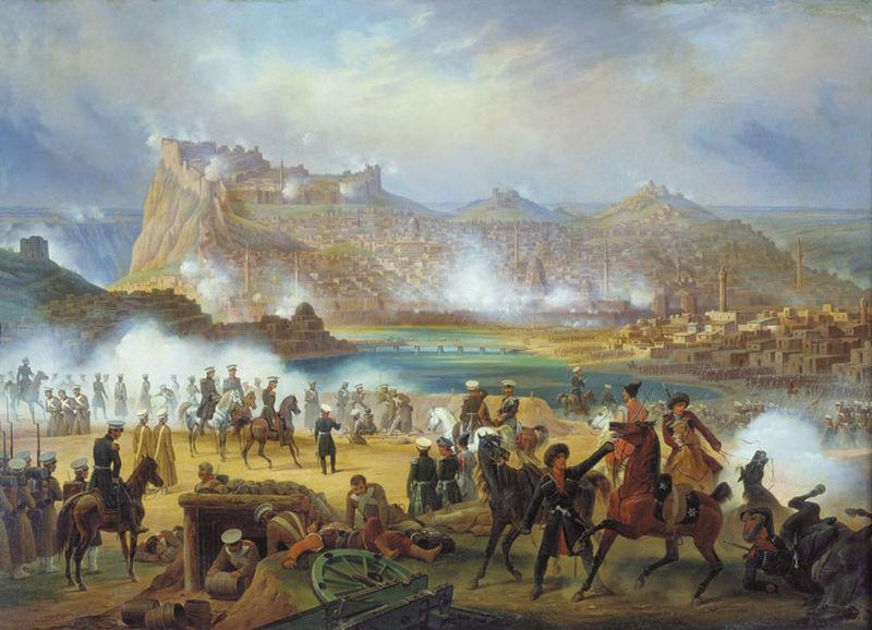 January Suchodolski Siege of Kars oil painting image